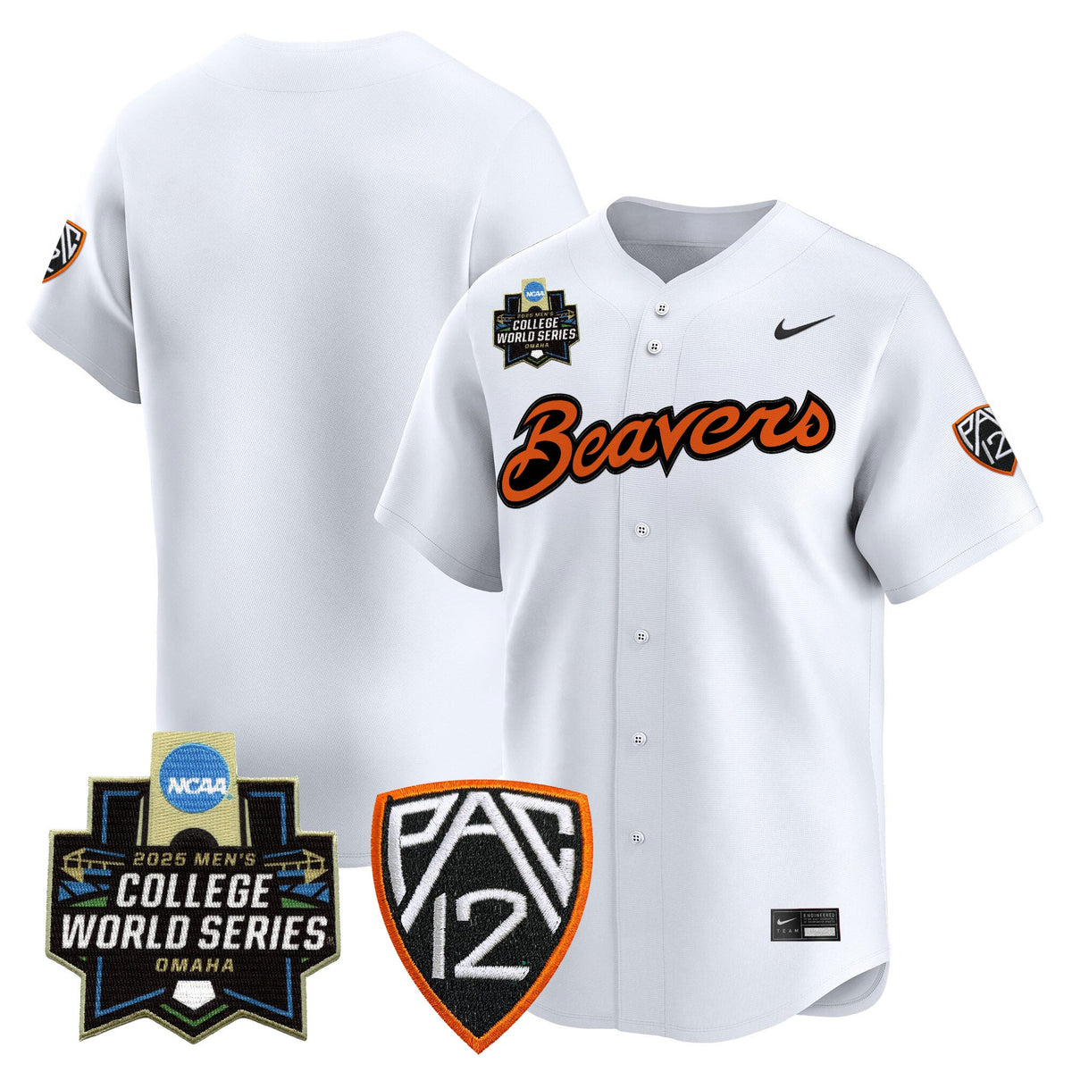 Women's Oregon State Beavers 2025 World Series Vapor Premier Limited Jersey - All Stitched - image 11