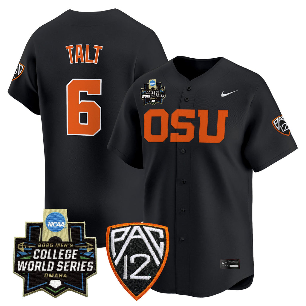 Men's Oregon State Beavers 2025 World Series Vapor Premier Limited Jersey - All Stitched - image 12