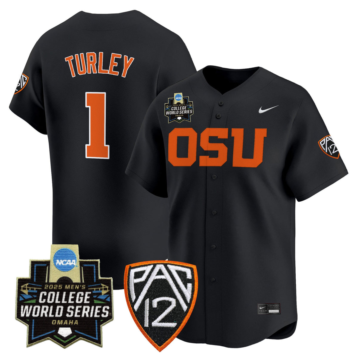 Youth's Oregon State Beavers 2025 World Series Vapor Premier Limited Jersey - All Stitched - image 13