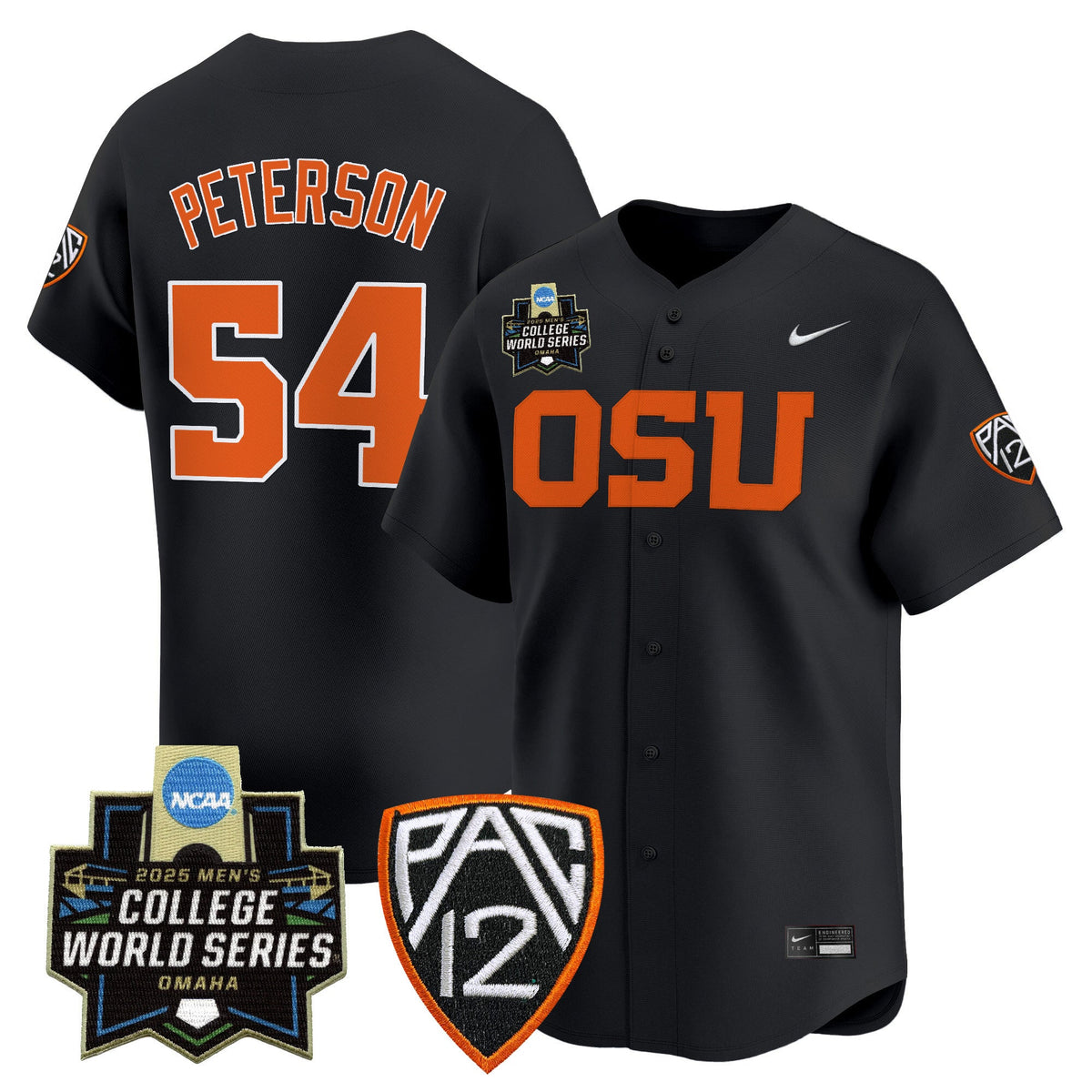 Men's Oregon State Beavers 2025 World Series Vapor Premier Limited Jersey - All Stitched - image 17