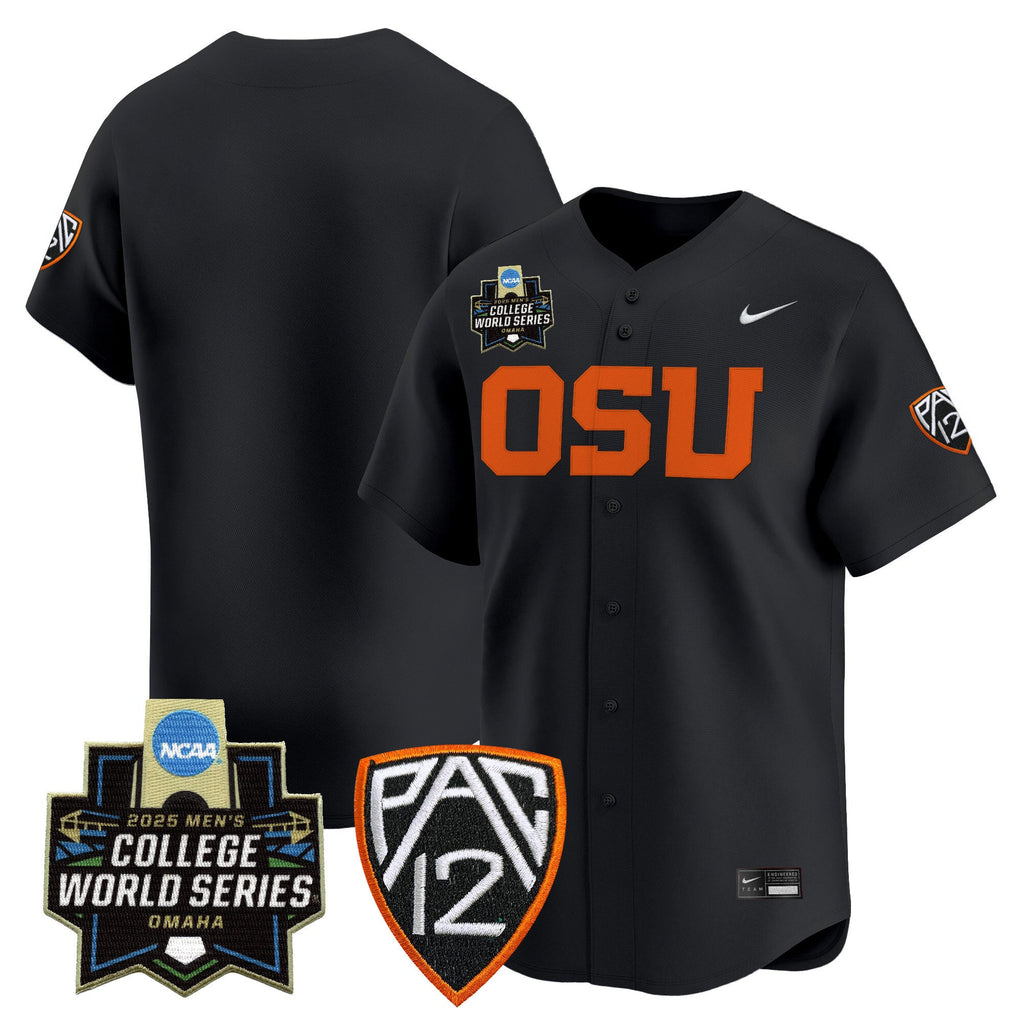 Men's Oregon State Beavers 2025 World Series Vapor Premier Limited Jersey - All Stitched - image 20