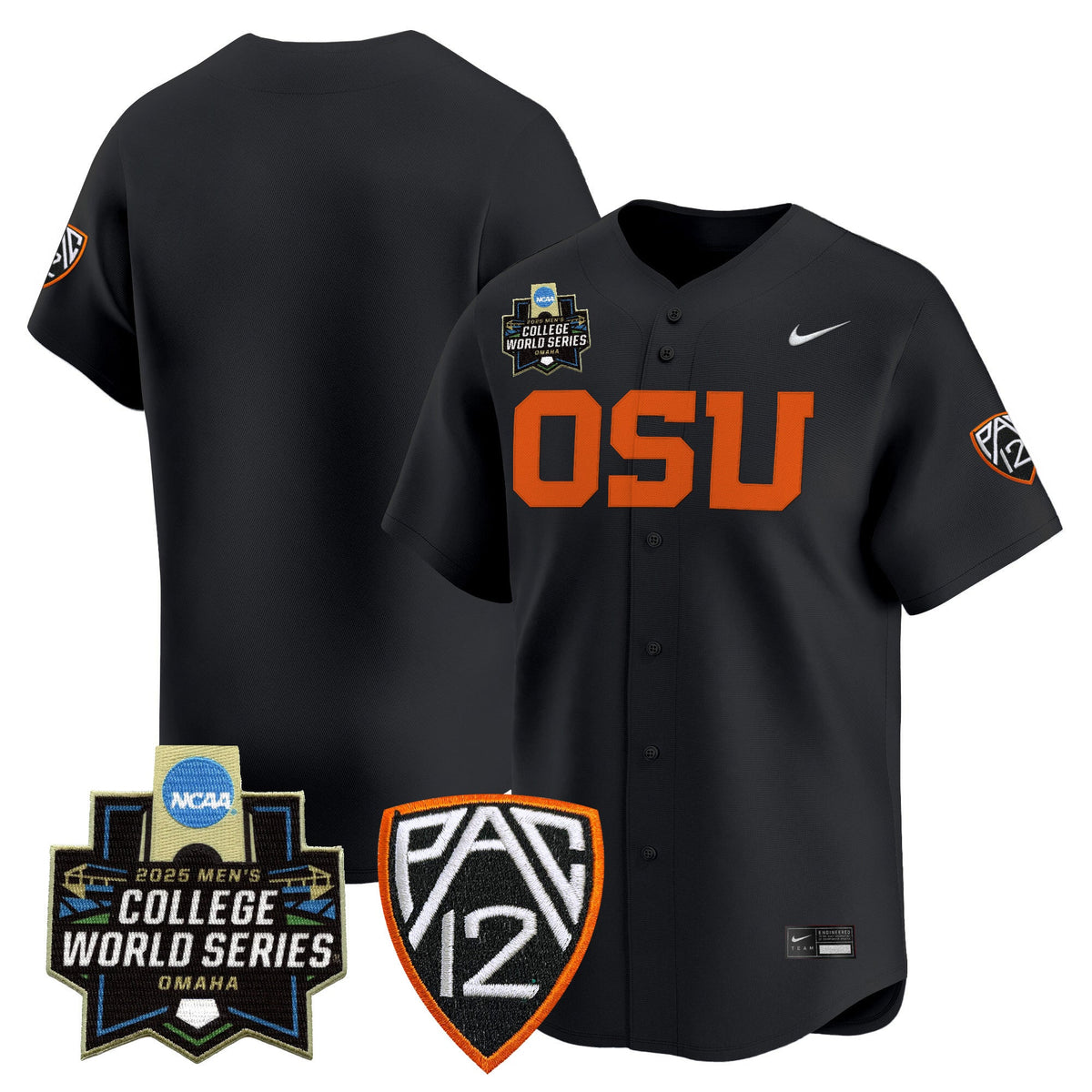 Men's Oregon State Beavers 2025 World Series Vapor Premier Limited Jersey - All Stitched - image 20