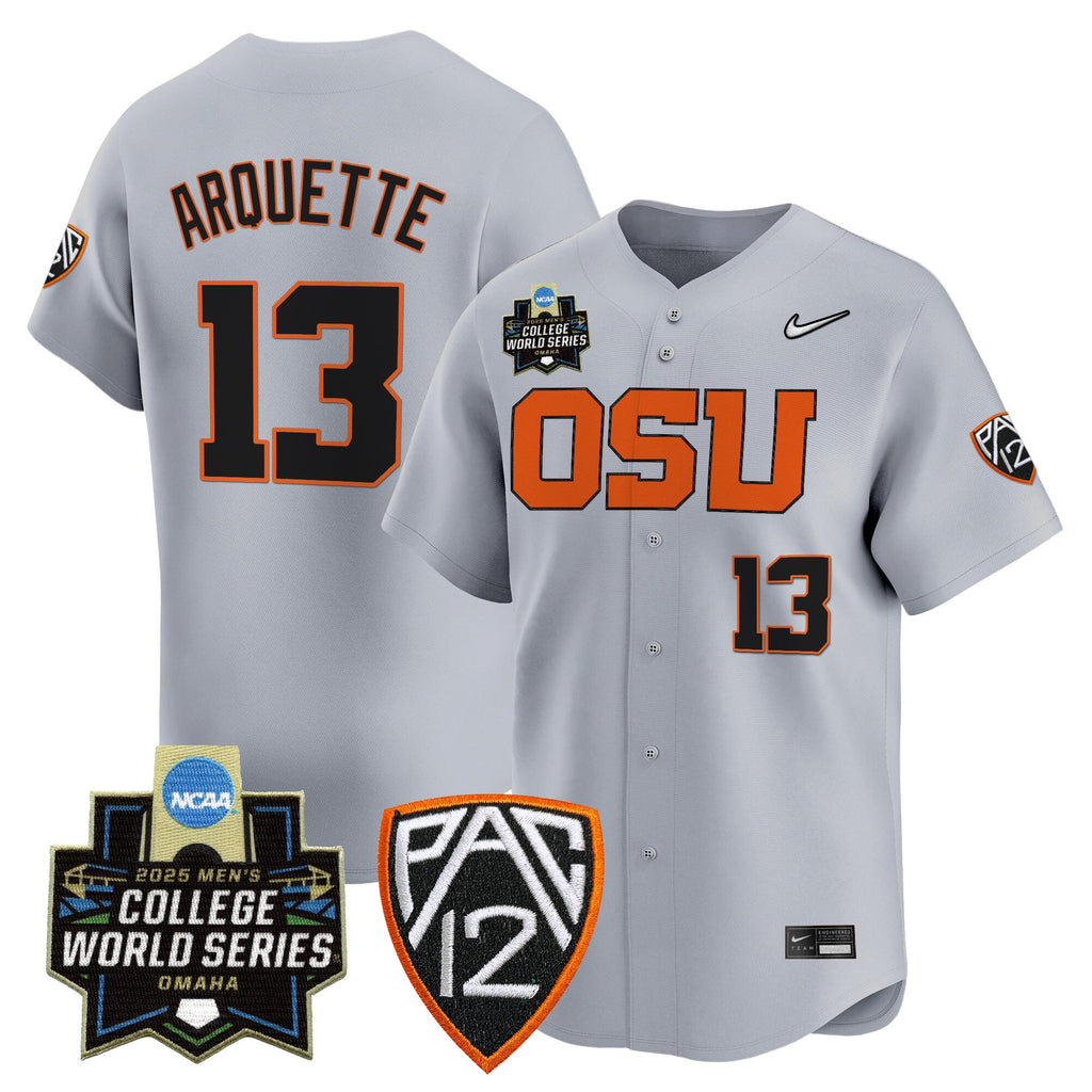 Men's Oregon State Beavers 2025 World Series Vapor Premier Limited Jersey - All Stitched - image 21