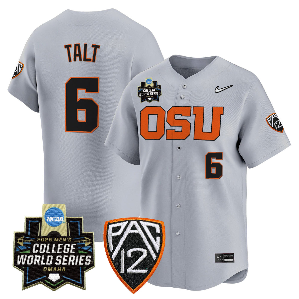 Youth's Oregon State Beavers 2025 World Series Vapor Premier Limited Jersey - All Stitched - image 22