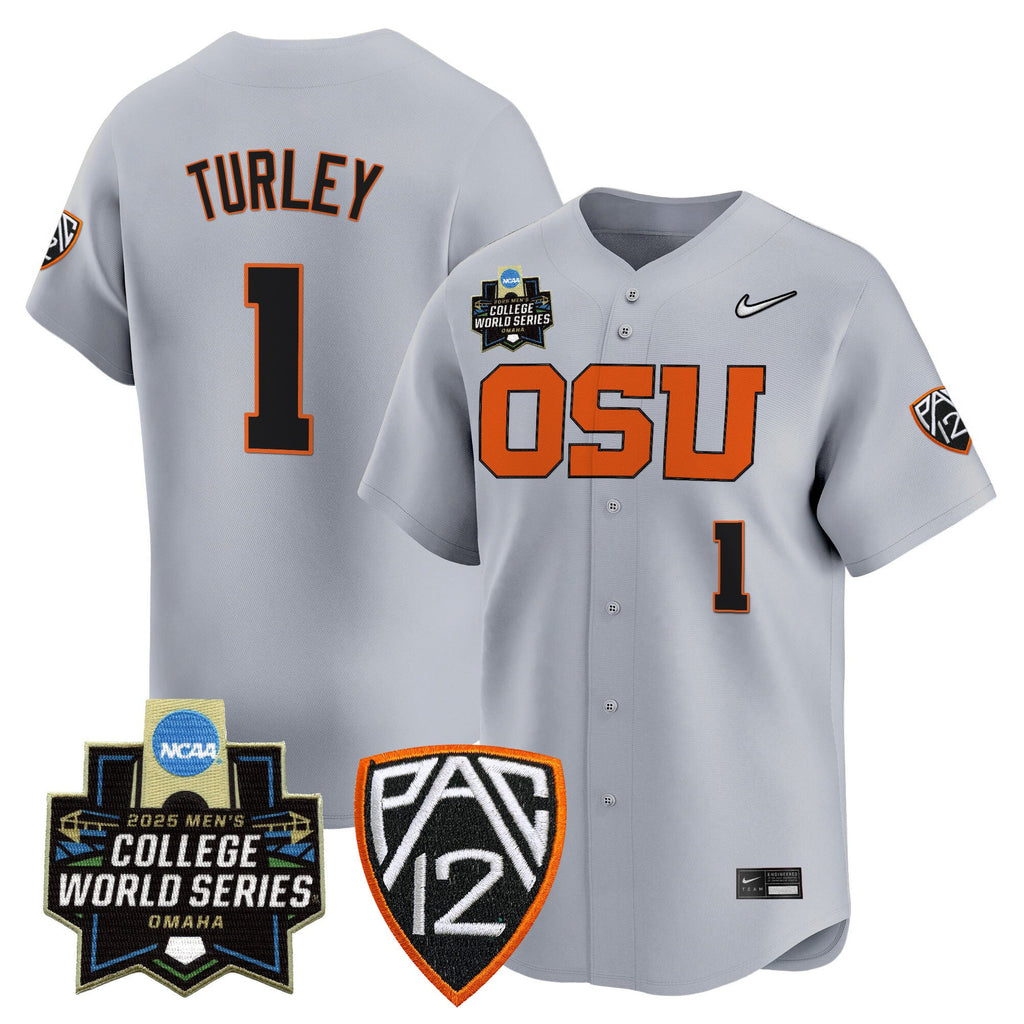 Men's Oregon State Beavers 2025 World Series Vapor Premier Limited Jersey - All Stitched - image 23
