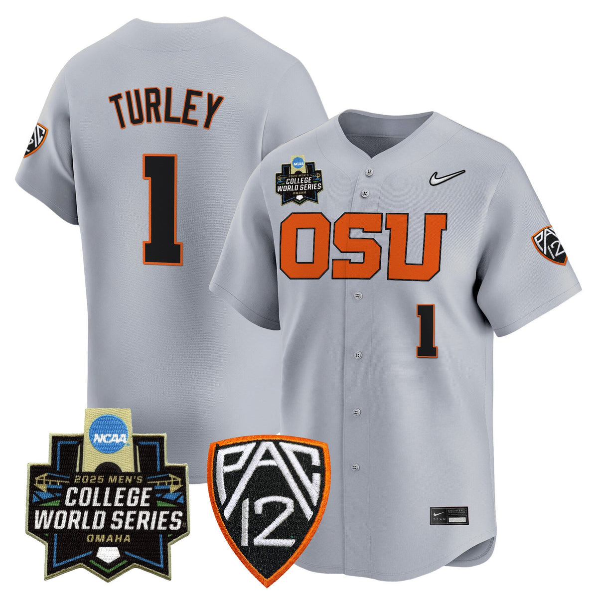 Men's Oregon State Beavers 2025 World Series Vapor Premier Limited Jersey - All Stitched - image 23