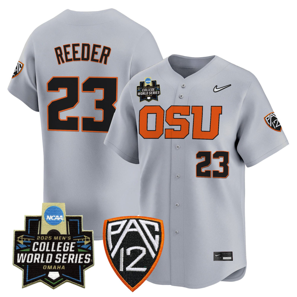 Youth's Oregon State Beavers 2025 World Series Vapor Premier Limited Jersey - All Stitched - image 28