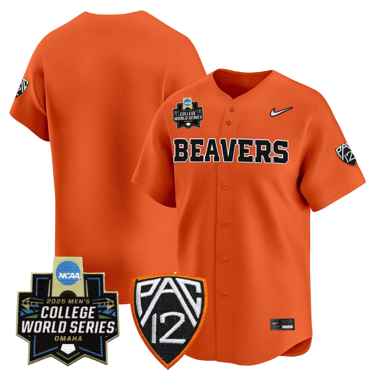 Women's Oregon State Beavers 2025 World Series Vapor Premier Limited Jersey - All Stitched - image 40