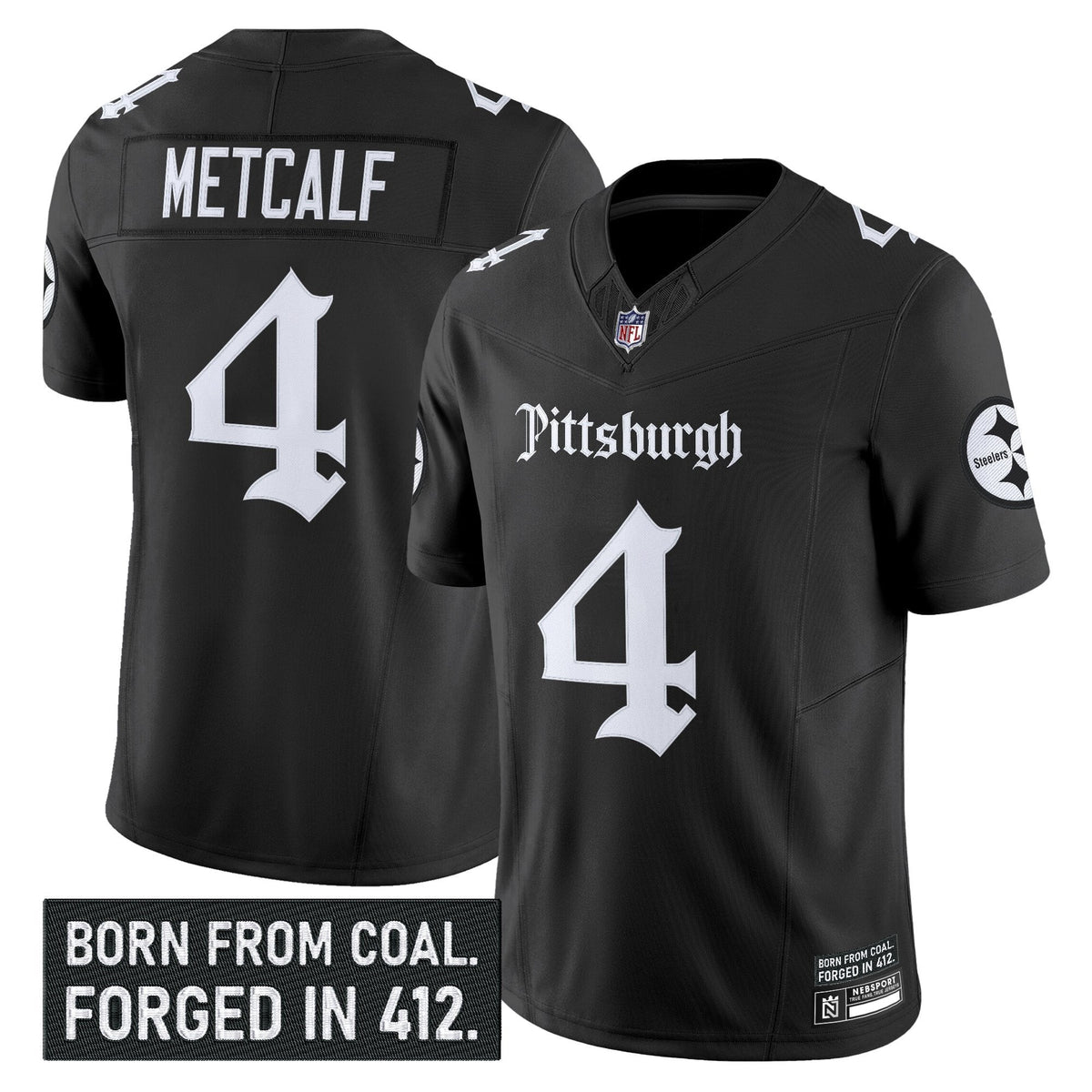 PIT 'Gothic Steel City Edition' Vapor Limited Jersey - image 4