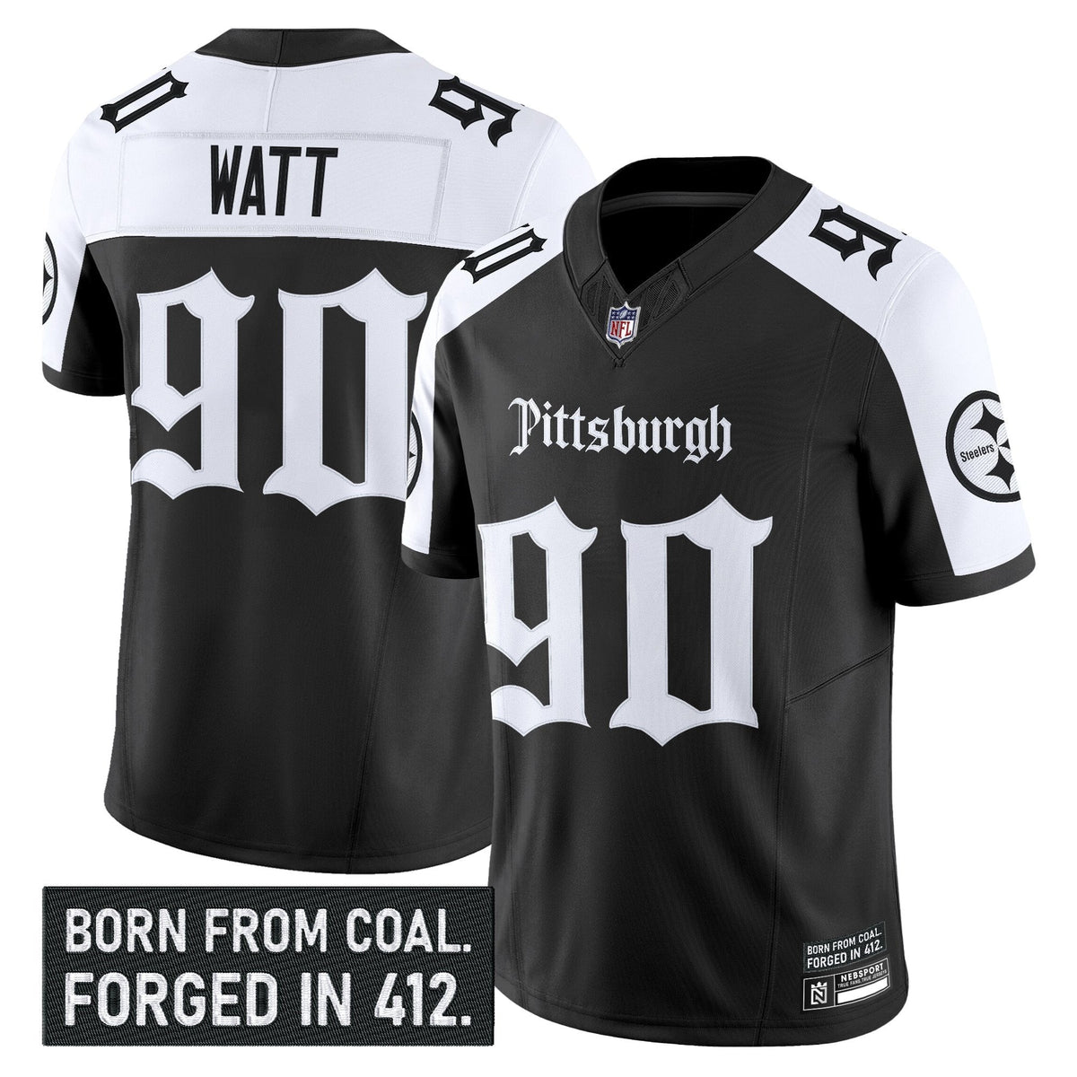 PIT 'Gothic Steel City Edition' Vapor Limited Jersey - image 25