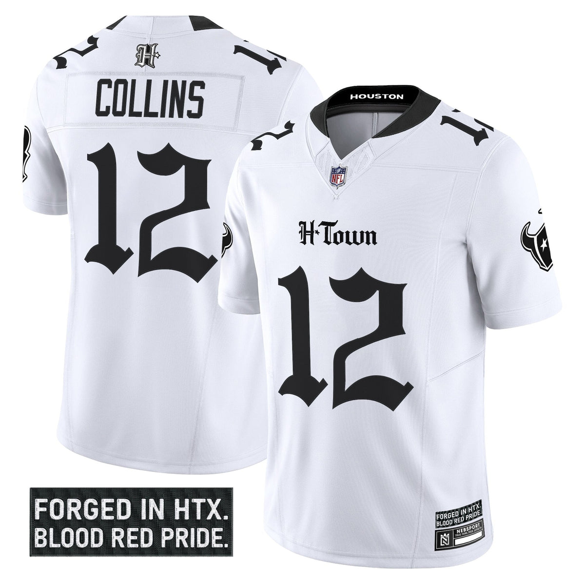 HOU 'Gothic Lone Star Shadows Edition' Vapor Limited Jersey - image 10