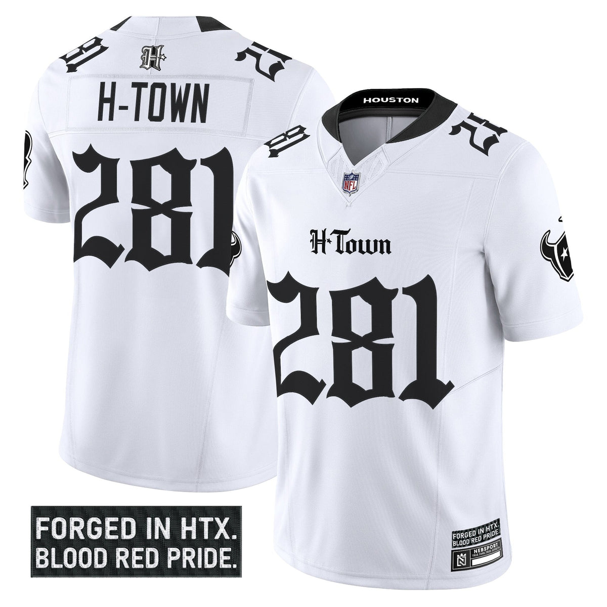 HOU 'Gothic Lone Star Shadows Edition' Vapor Limited Jersey - image 11
