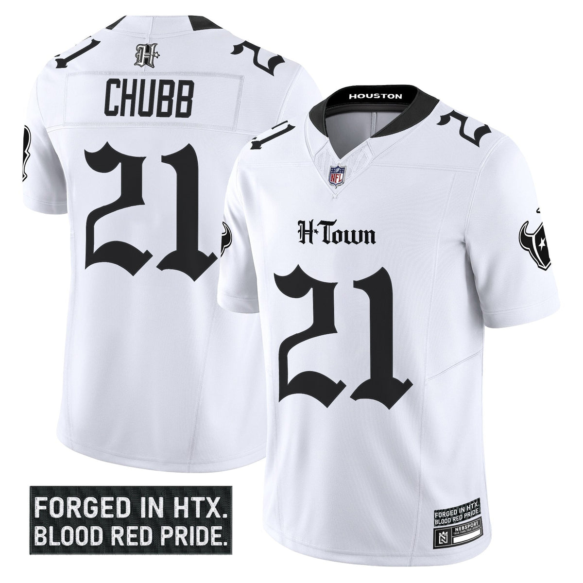 HOU 'Gothic Lone Star Shadows Edition' Vapor Limited Jersey - image 18