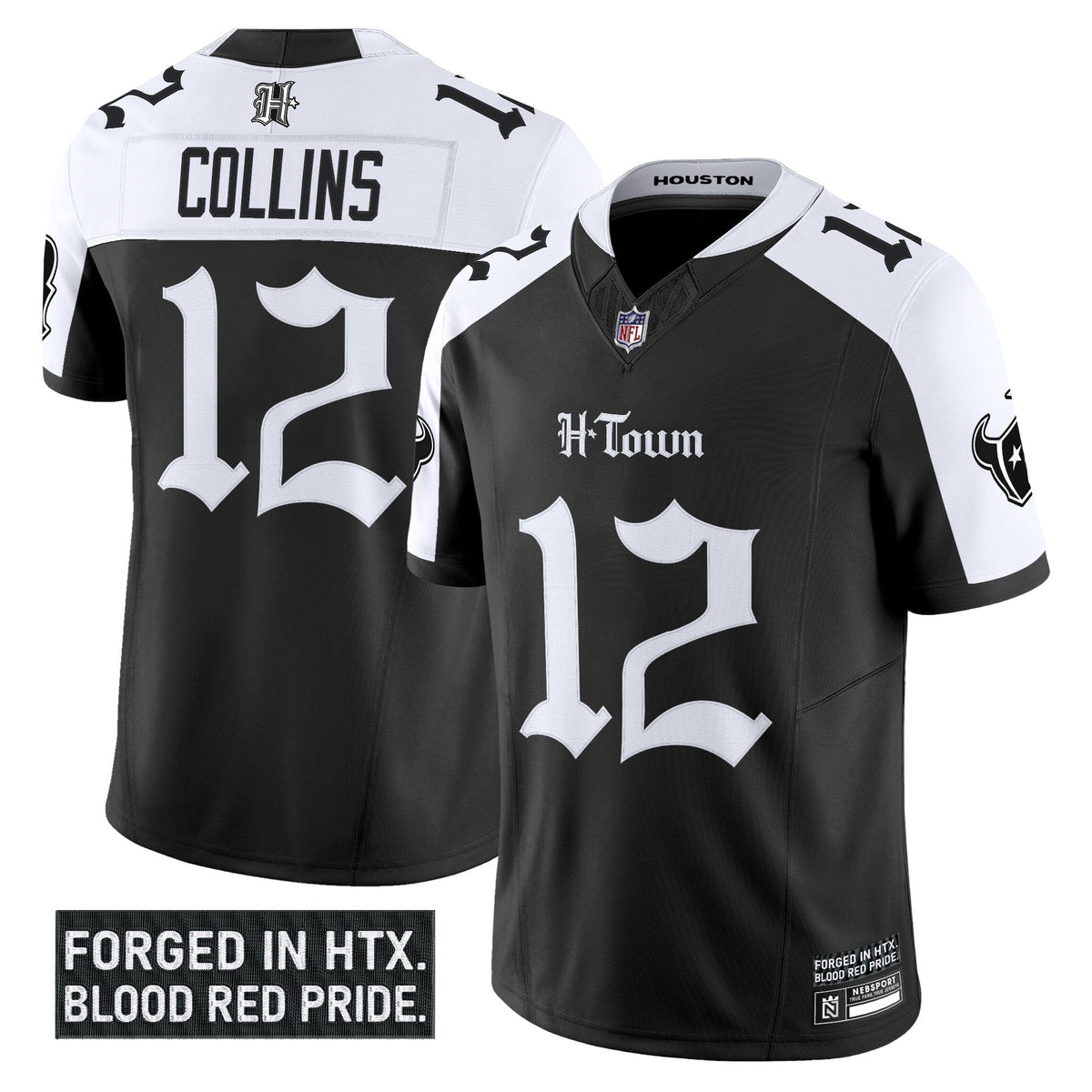 HOU 'Gothic Lone Star Shadows Edition' Vapor Limited Jersey - image 19