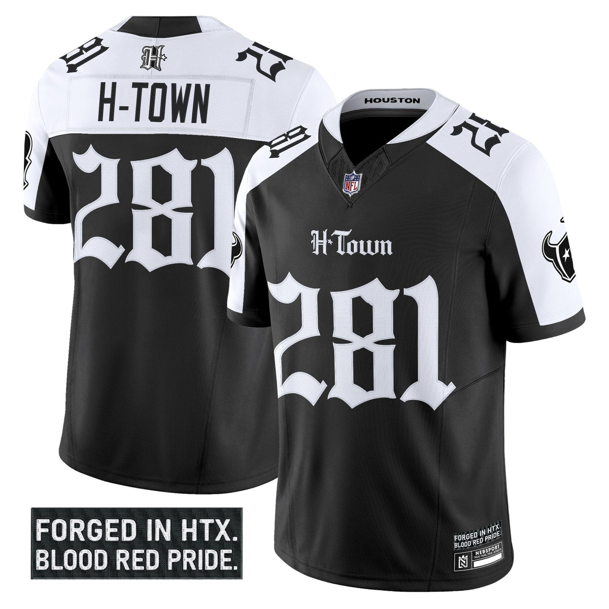 HOU 'Gothic Lone Star Shadows Edition' Vapor Limited Jersey - image 20