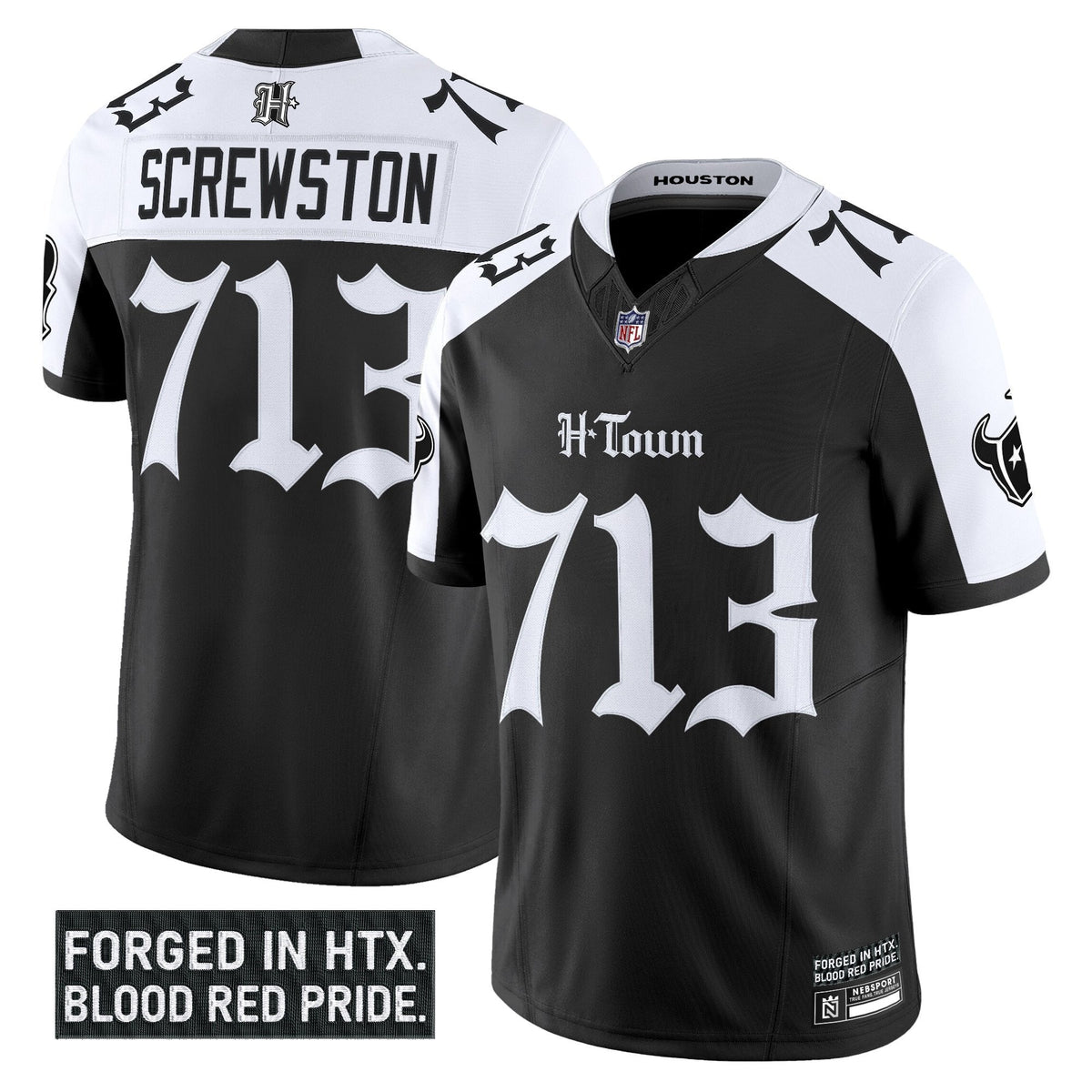 HOU 'Gothic Lone Star Shadows Edition' Vapor Limited Jersey - image 21