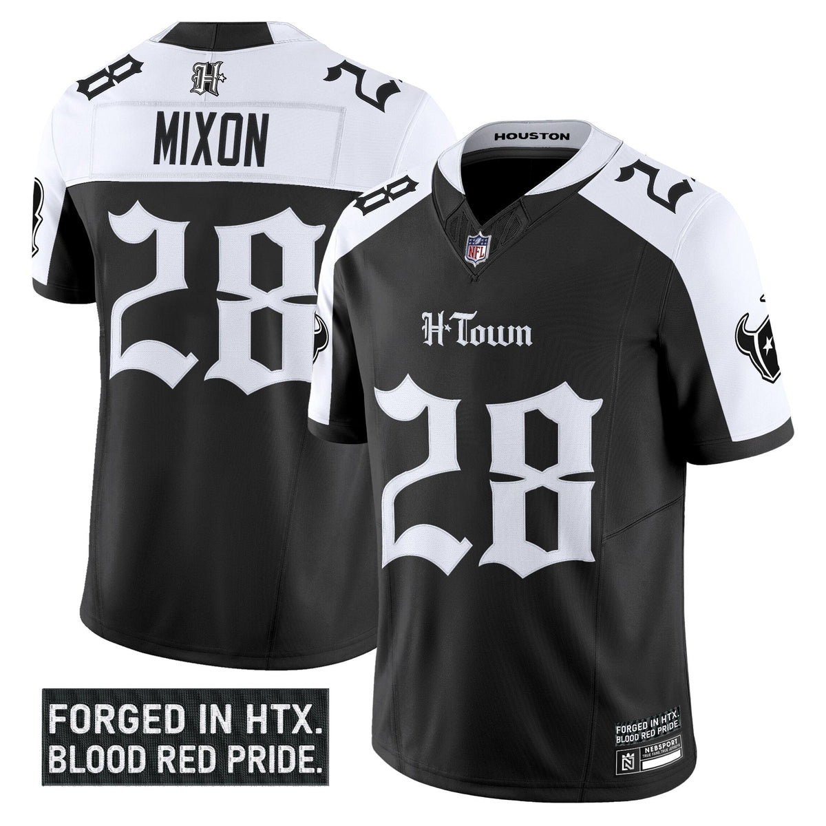 HOU 'Gothic Lone Star Shadows Edition' Vapor Limited Jersey - image 23