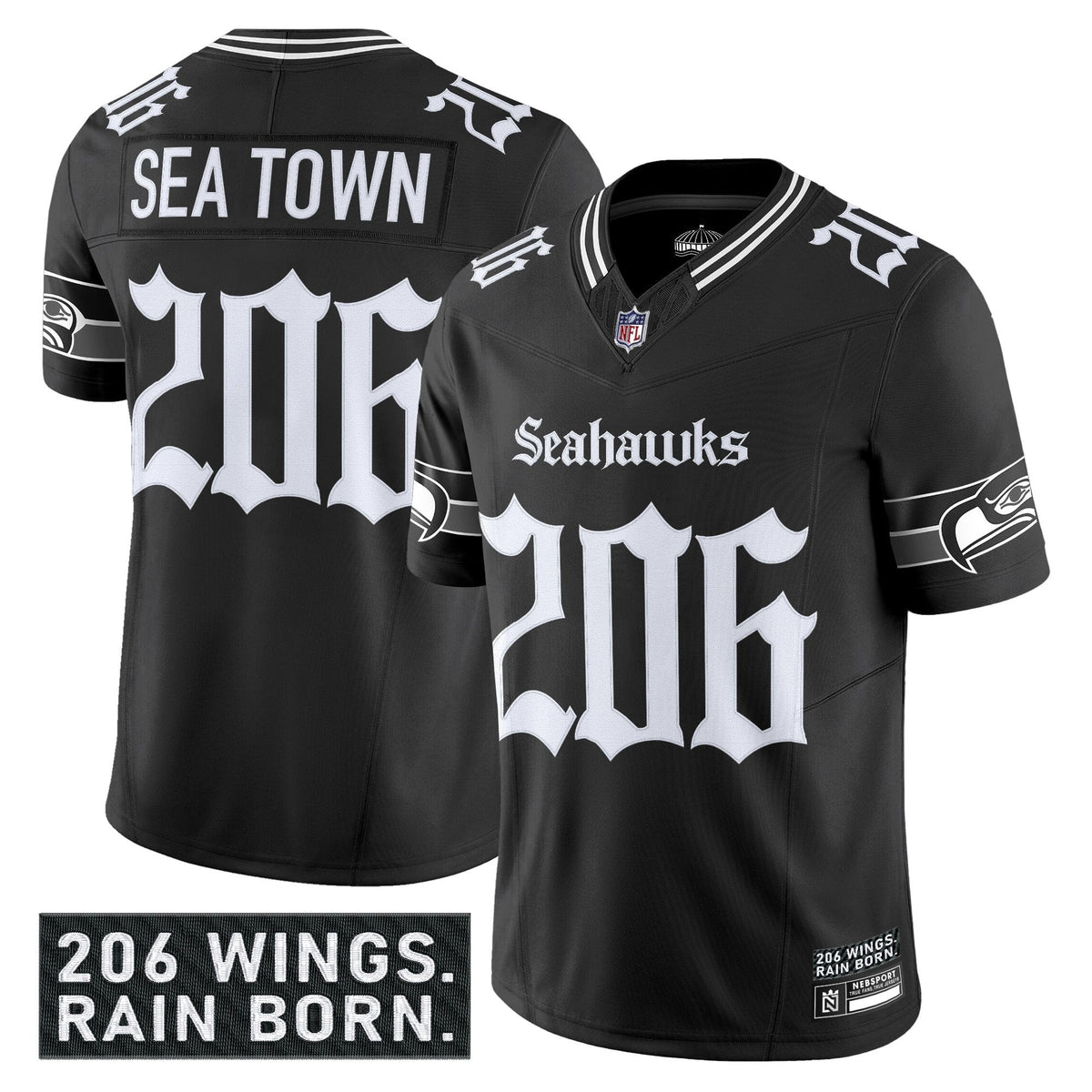 SEA 'Gothic Rain City Shadows Edition' Vapor Limited Jersey - image 2