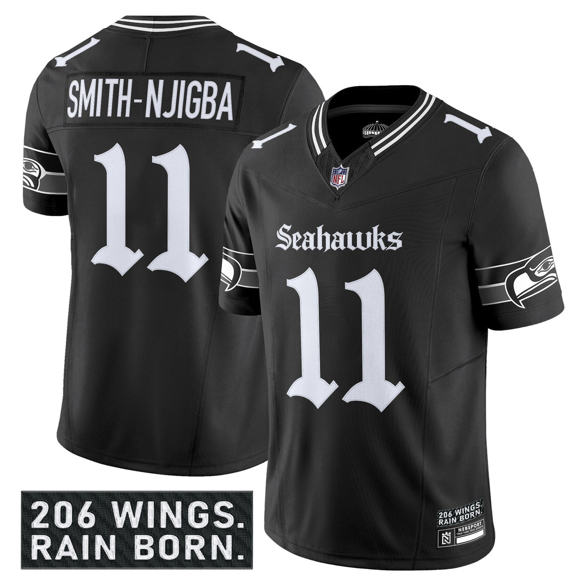 SEA 'Gothic Rain City Shadows Edition' Vapor Limited Jersey - image 4