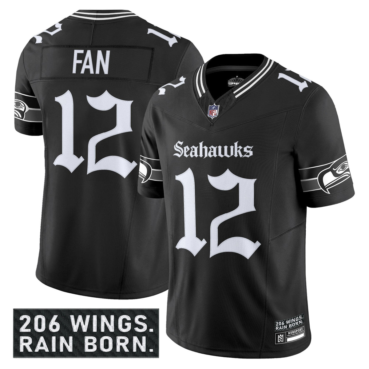 SEA 'Gothic Rain City Shadows Edition' Vapor Limited Jersey - image 8