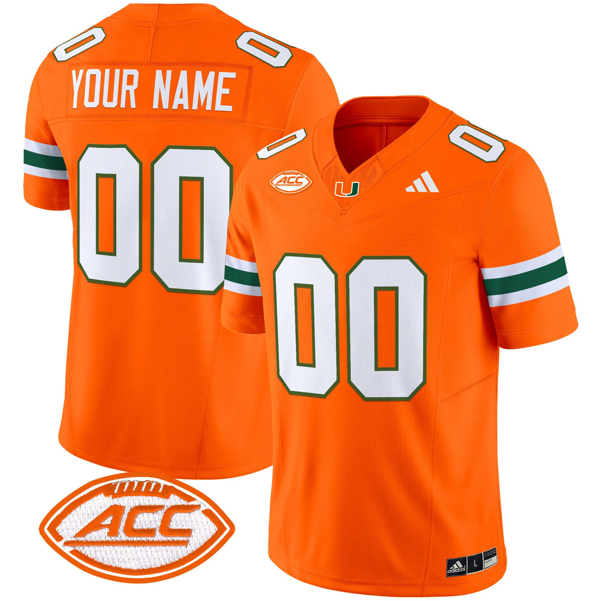 Miami Hurricanes 2025 Vapor Limited Custom Jersey - All Stitched - image 3