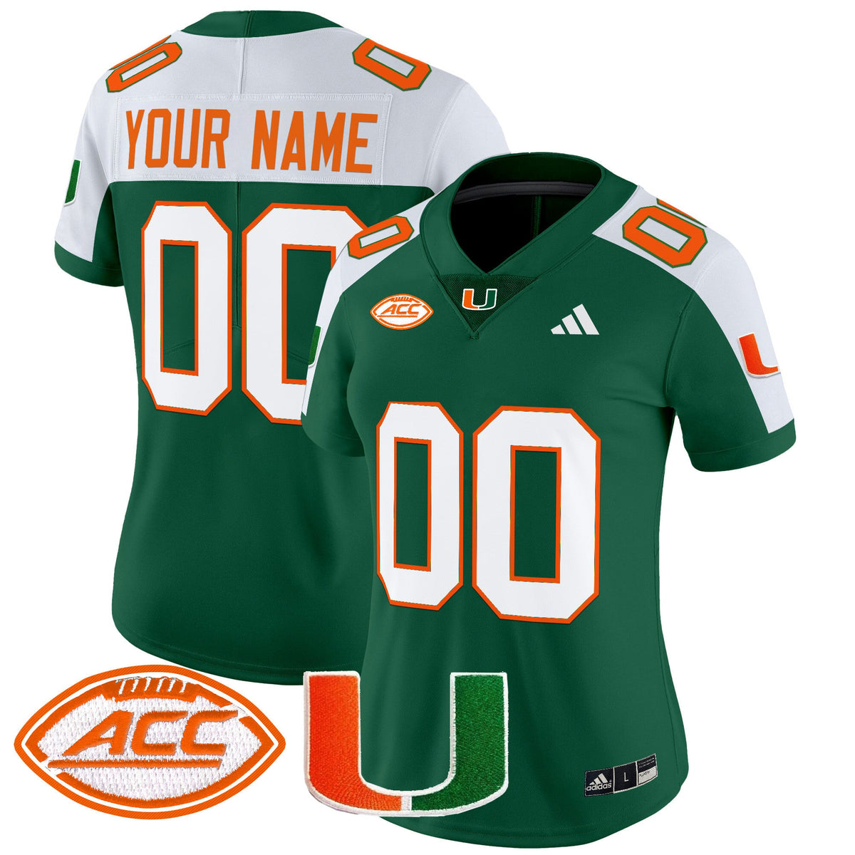 Miami Hurricanes 2025 Vapor Limited Custom Jersey - All Stitched - image 8
