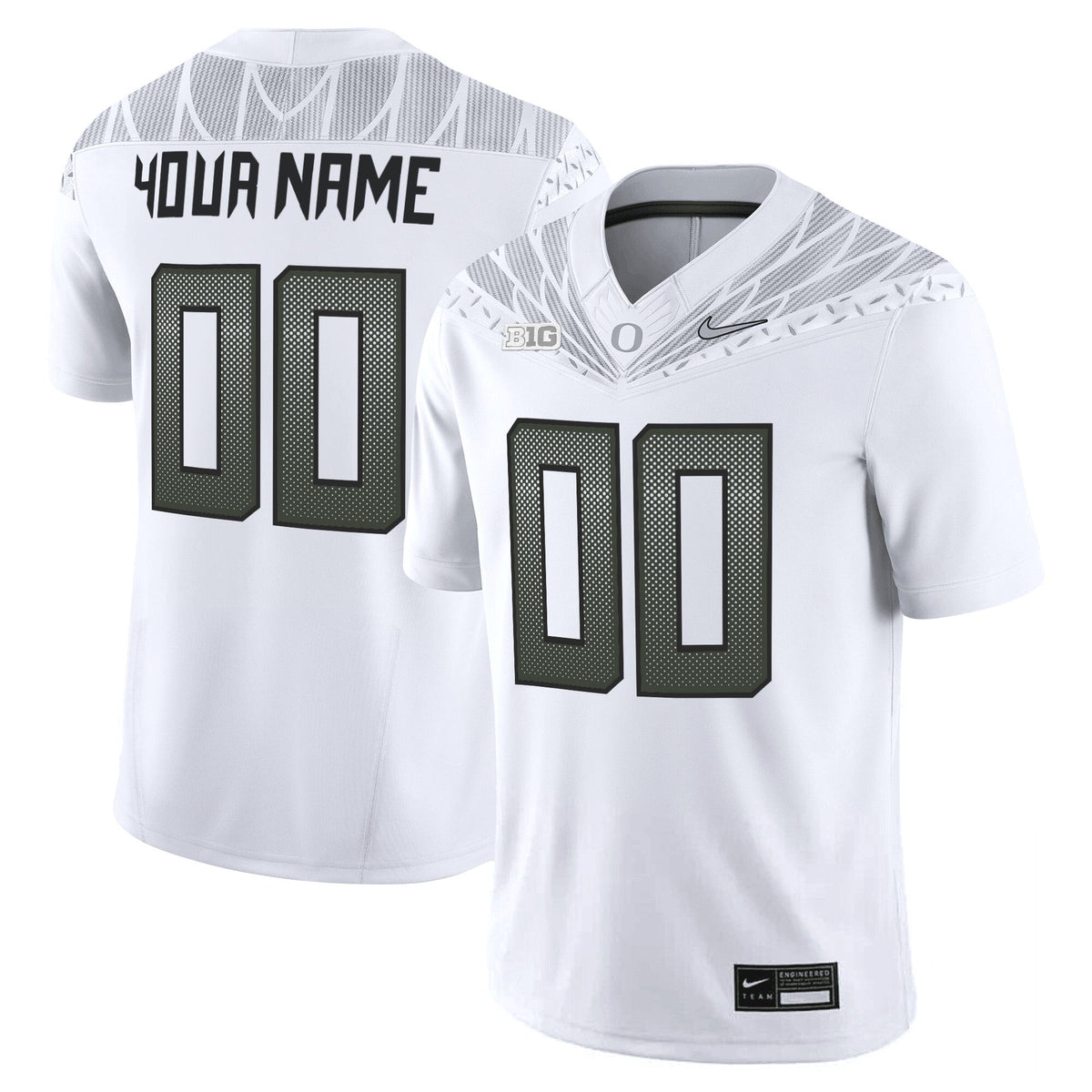 Oregon Ducks 2025 Vapor Limited Custom Jersey V2 - All Stitched - image 3