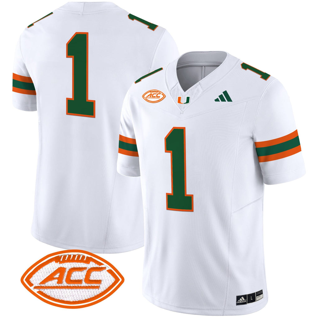 Men's Miami Hurricanes 2025 Vapor Limited Jersey - All Stitched - image 40