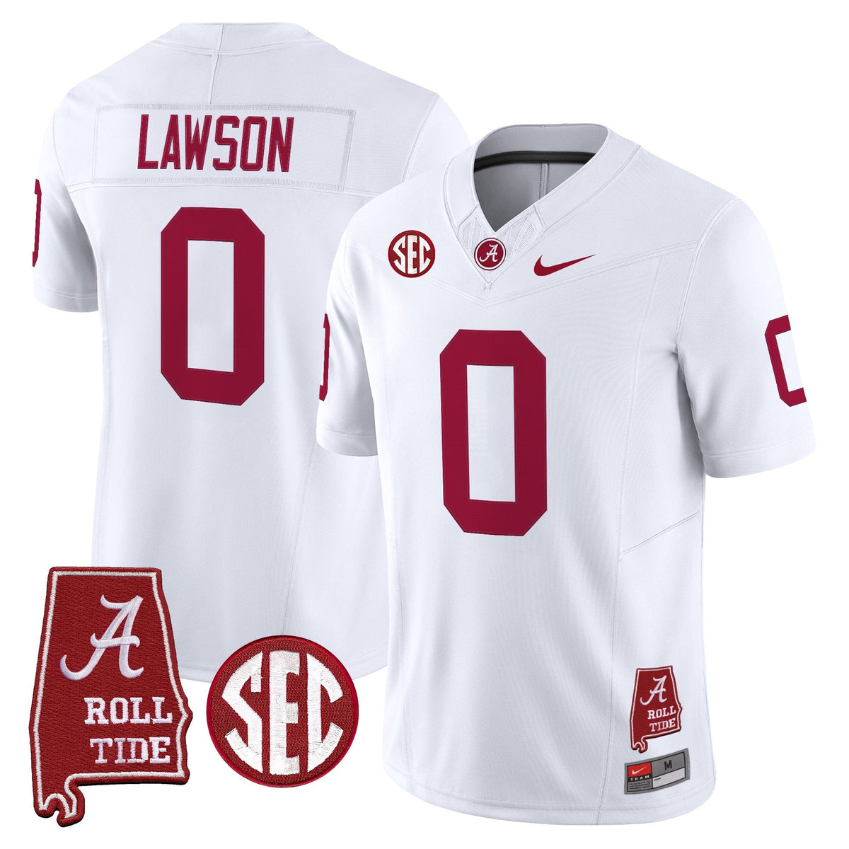 Men's Alabama Crimson Tide Throwback Vapor Limited Jersey - Alabama Map - All Stitched - image 37