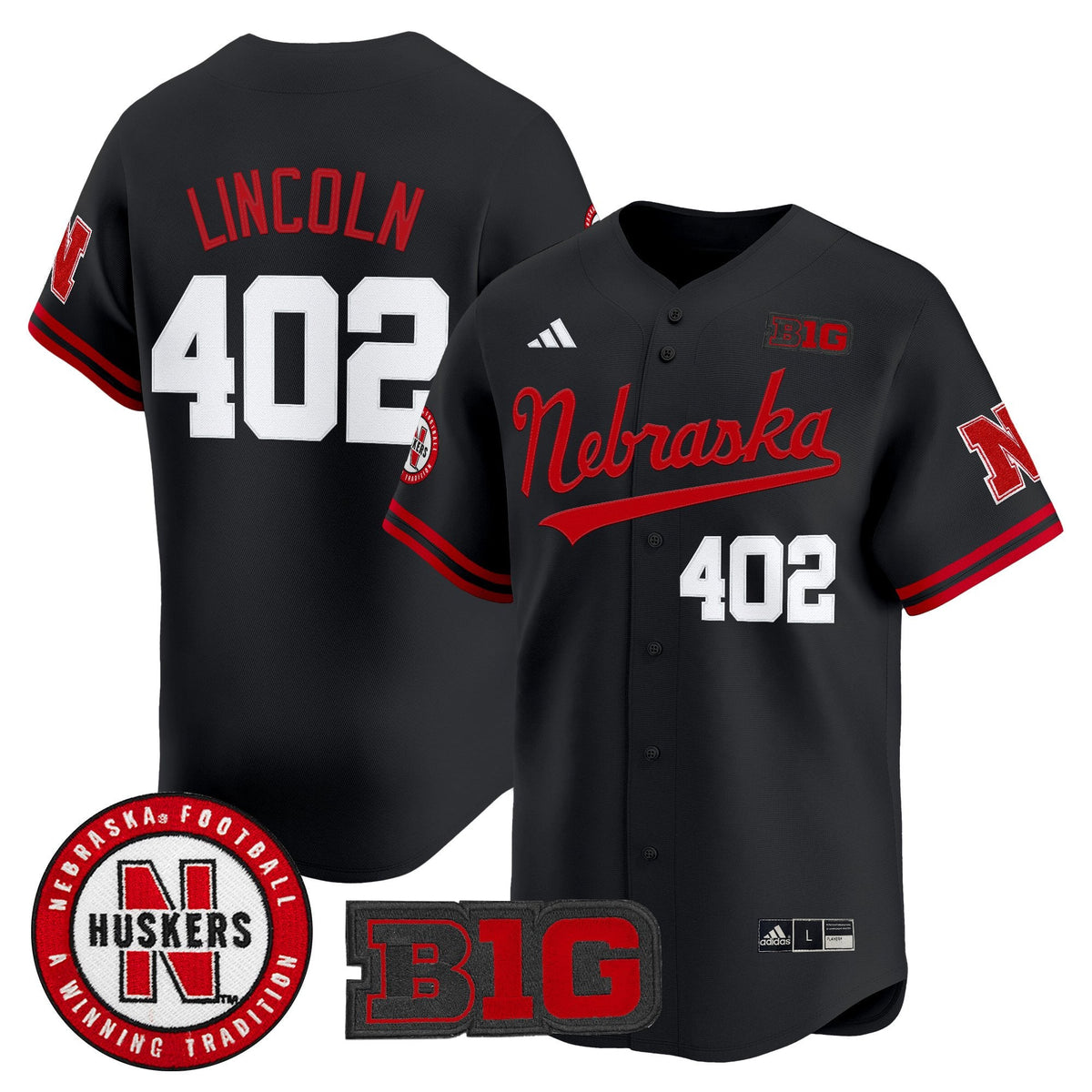Men's Nebraska Cornhuskers 2025 Vapor Baseball Jersey - All Stitched - image 2
