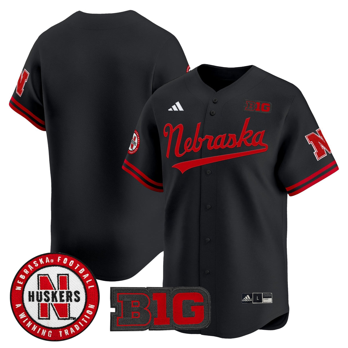 Men's Nebraska Cornhuskers 2025 Vapor Baseball Jersey - All Stitched - image 6