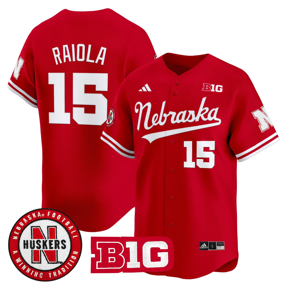 Men's Nebraska Cornhuskers 2025 Vapor Baseball Jersey - All Stitched - image 7