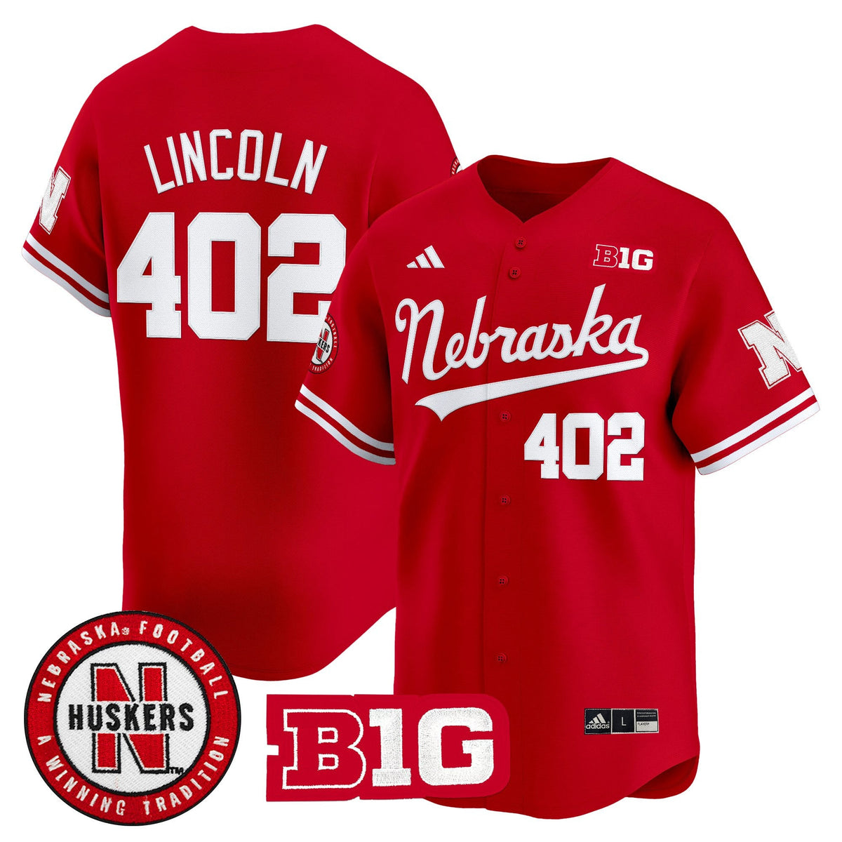 Men's Nebraska Cornhuskers 2025 Vapor Baseball Jersey - All Stitched - image 8