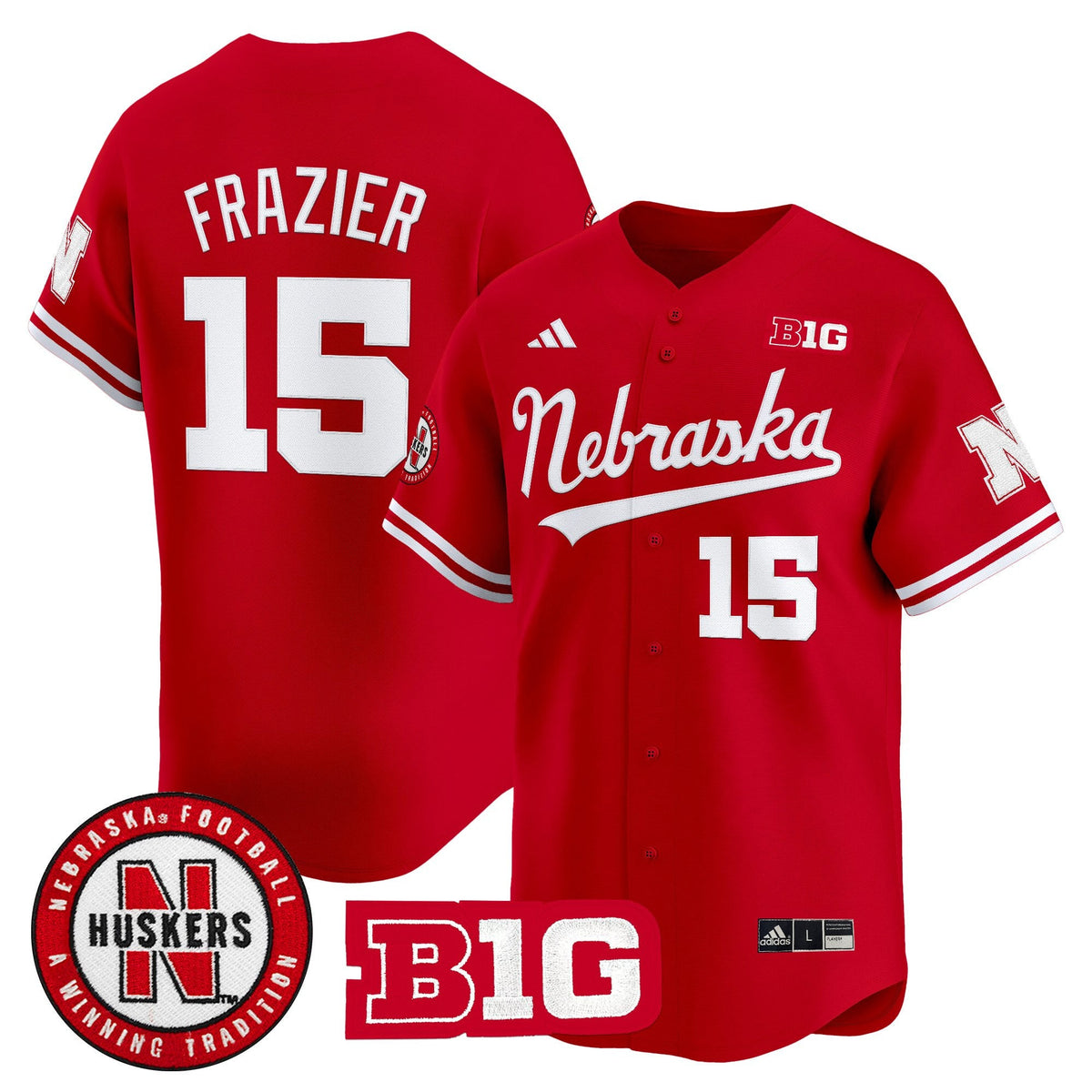 Men's Nebraska Cornhuskers 2025 Vapor Baseball Jersey - All Stitched - image 10