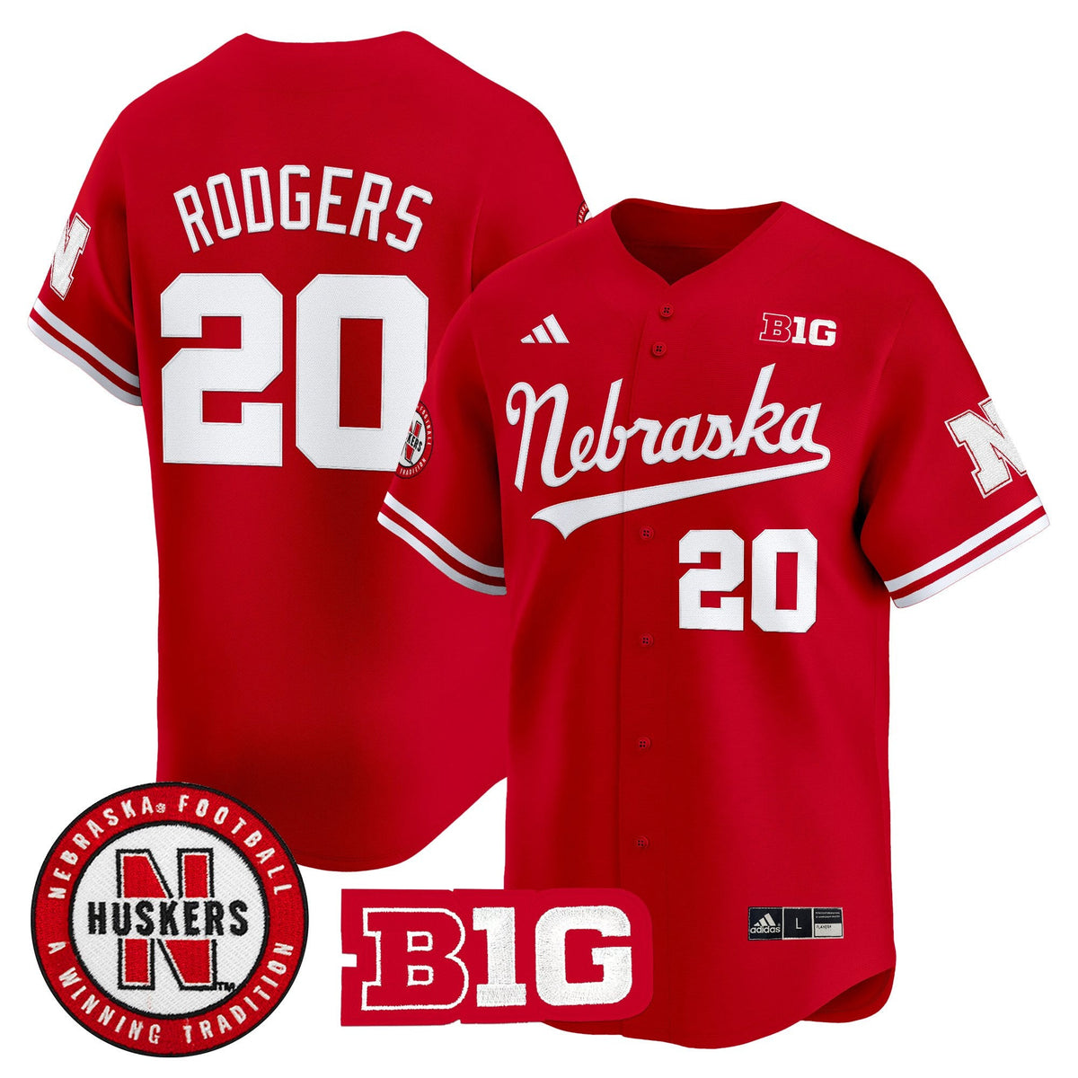 Men's Nebraska Cornhuskers 2025 Vapor Baseball Jersey - All Stitched - image 11