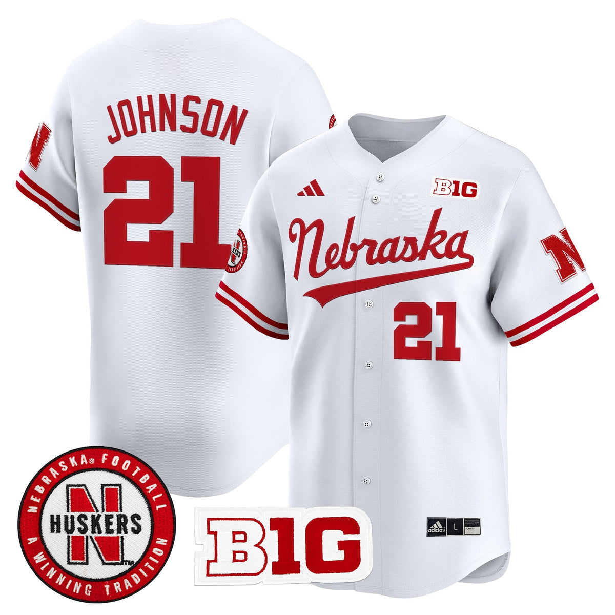 Men's Nebraska Cornhuskers 2025 Vapor Baseball Jersey - All Stitched - image 15