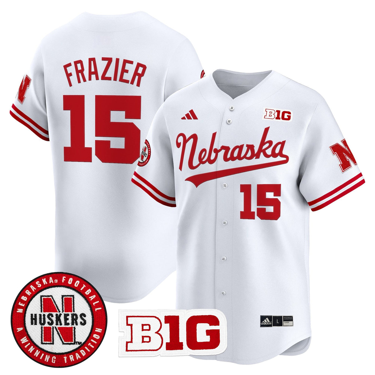 Men's Nebraska Cornhuskers 2025 Vapor Baseball Jersey - All Stitched - image 16