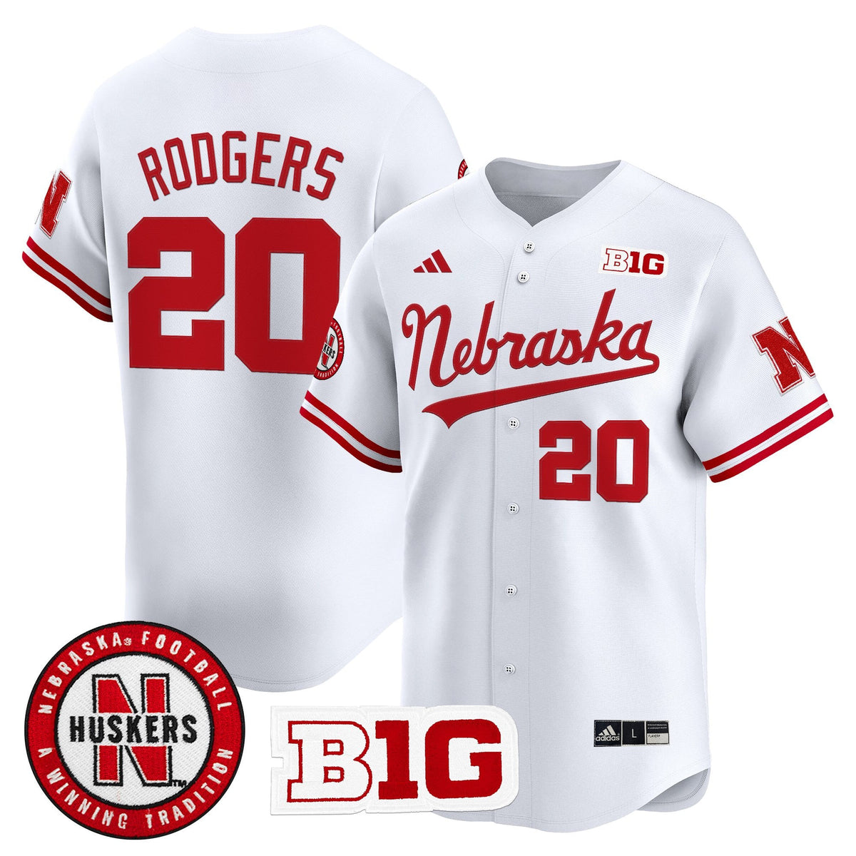 Men's Nebraska Cornhuskers 2025 Vapor Baseball Jersey - All Stitched - image 17