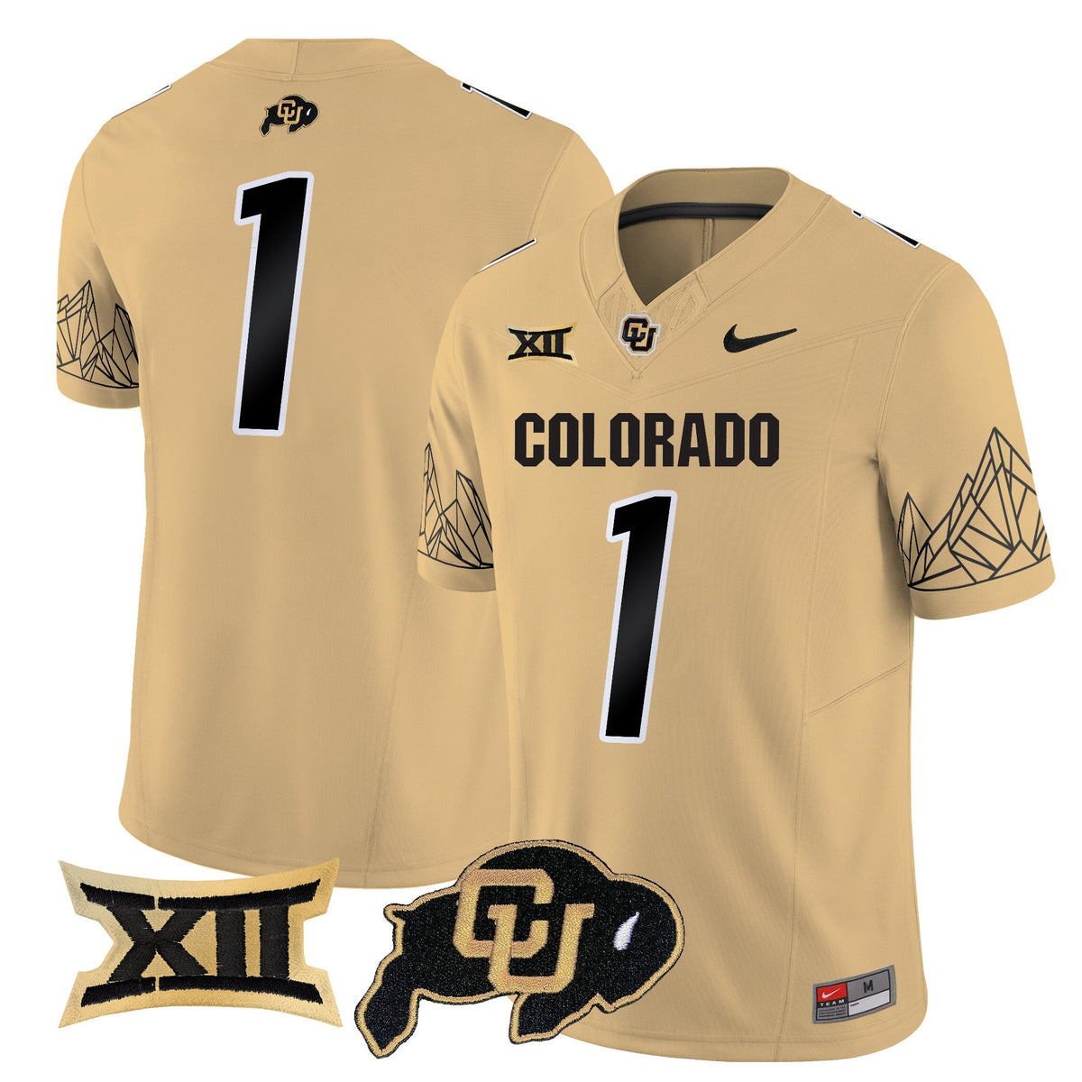 Men's Colorado Buffaloes 2025 Vapor Limited Jersey V2 - All Stitched - image 32