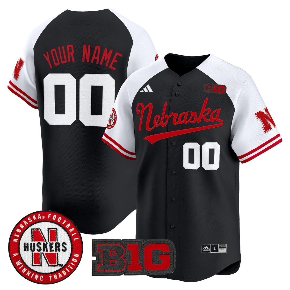 Nebraska Cornhuskers 2025 Vapor Baseball Custom Jersey - All Stitched - image 4
