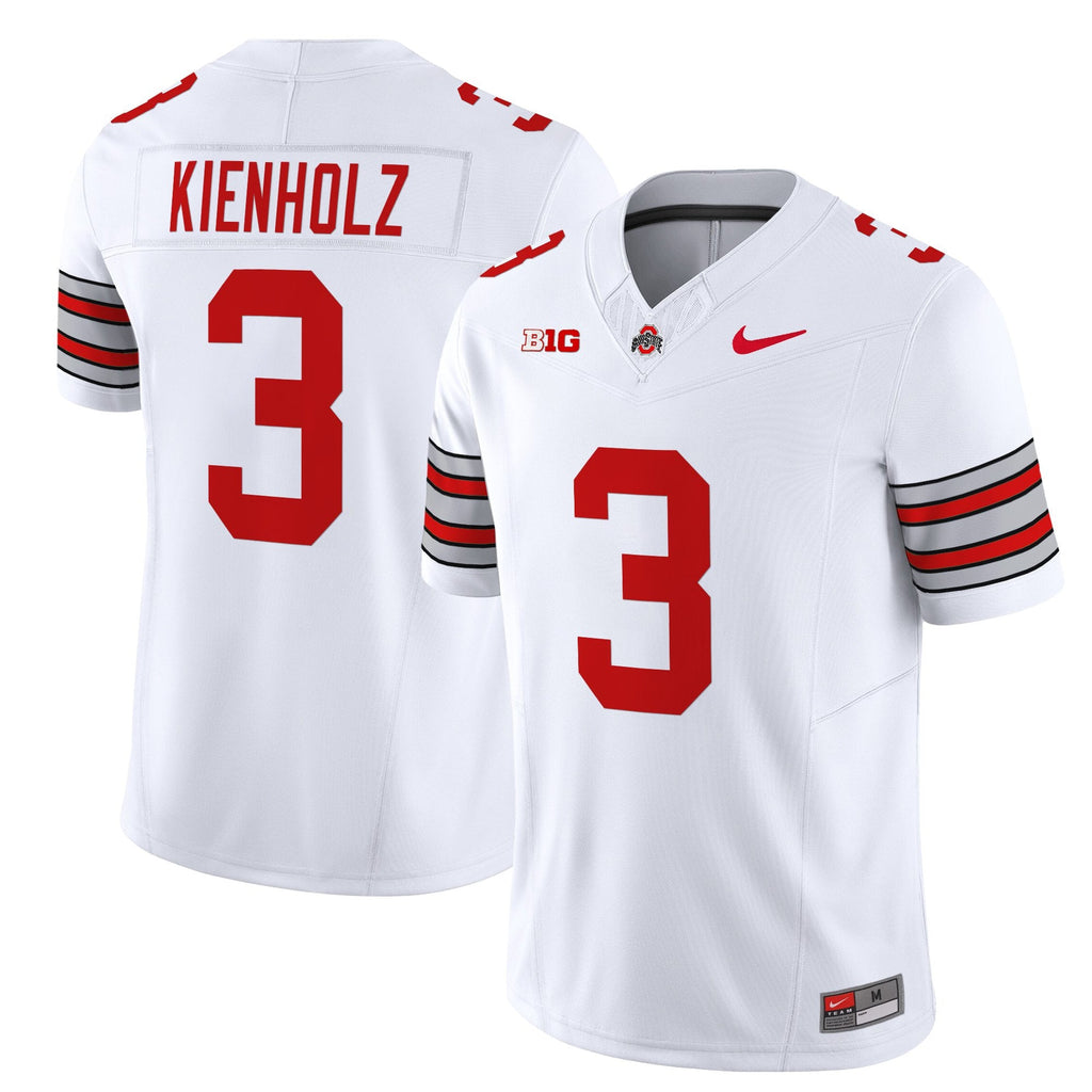 Men's Ohio State Buckeyes 'Heritage Stripe' 2025/26 Vapor Limited Jersey - All Stitched - image 6