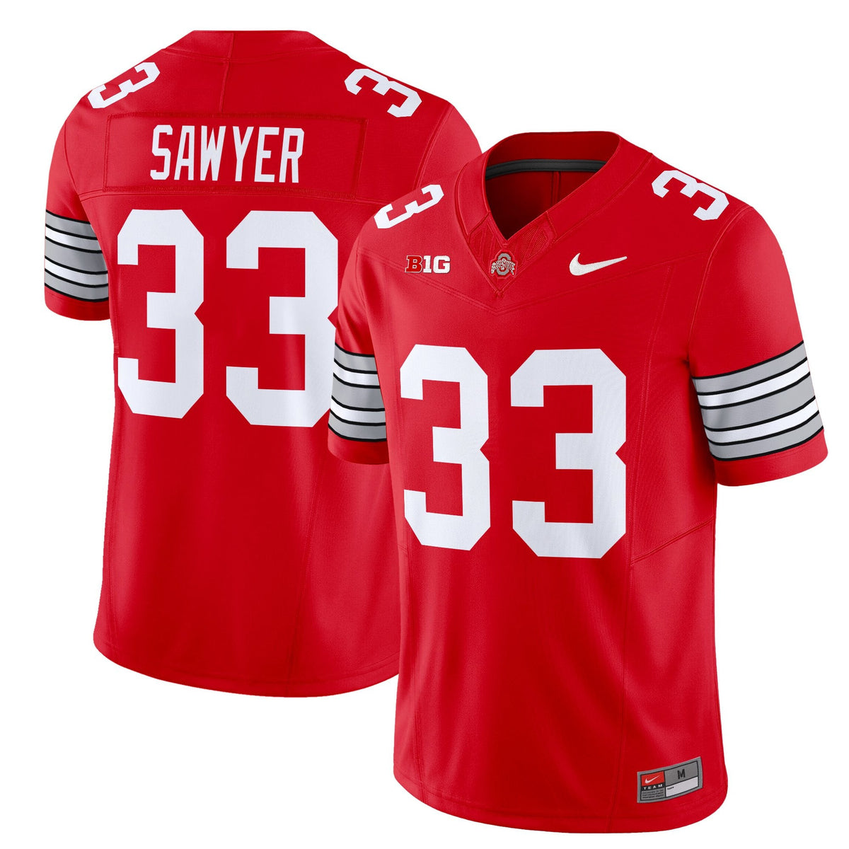 Women's Ohio State Buckeyes 'Heritage Stripe' 2025/26 Vapor Limited Jersey - All Stitched - image 19