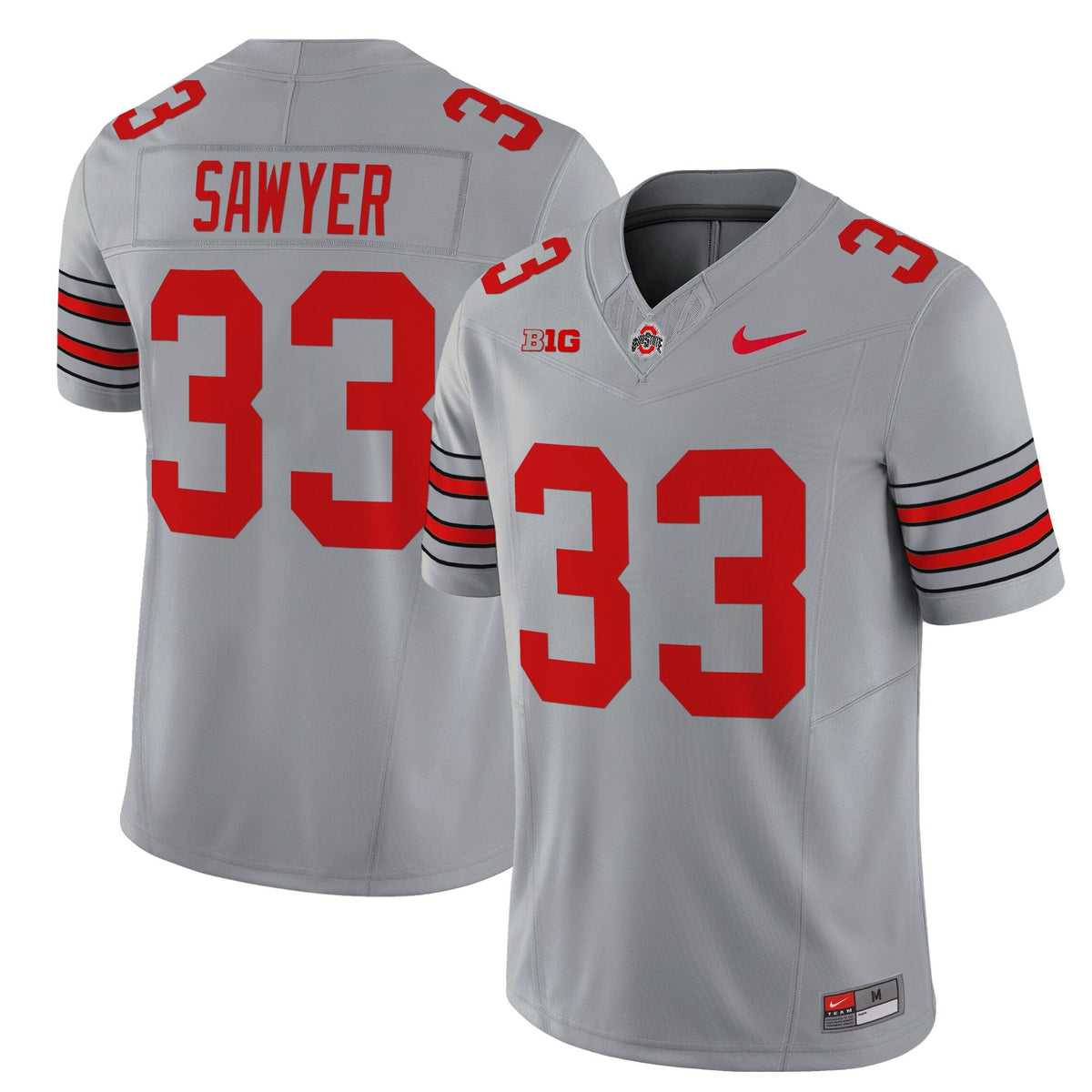 Women's Ohio State Buckeyes 'Heritage Stripe' 2025/26 Vapor Limited Jersey - All Stitched - image 29