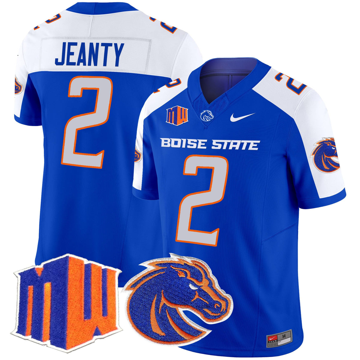 Women's Boise State Broncos 2025 Vapor Limited Jersey - All Stitched - image 5