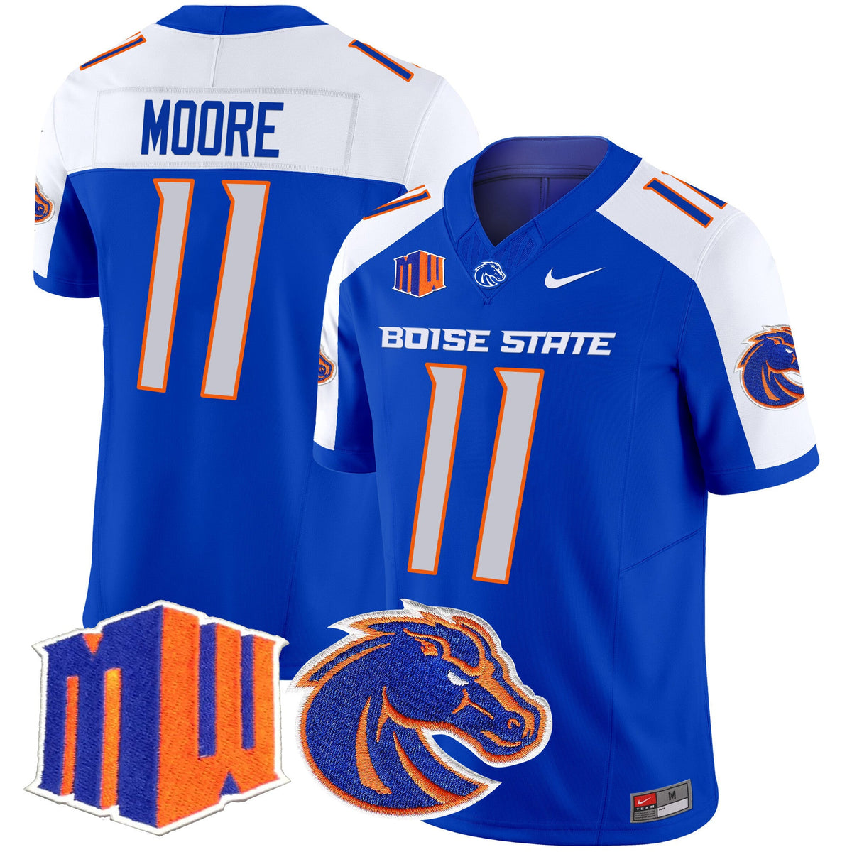 Women's Boise State Broncos 2025 Vapor Limited Jersey - All Stitched - image 6