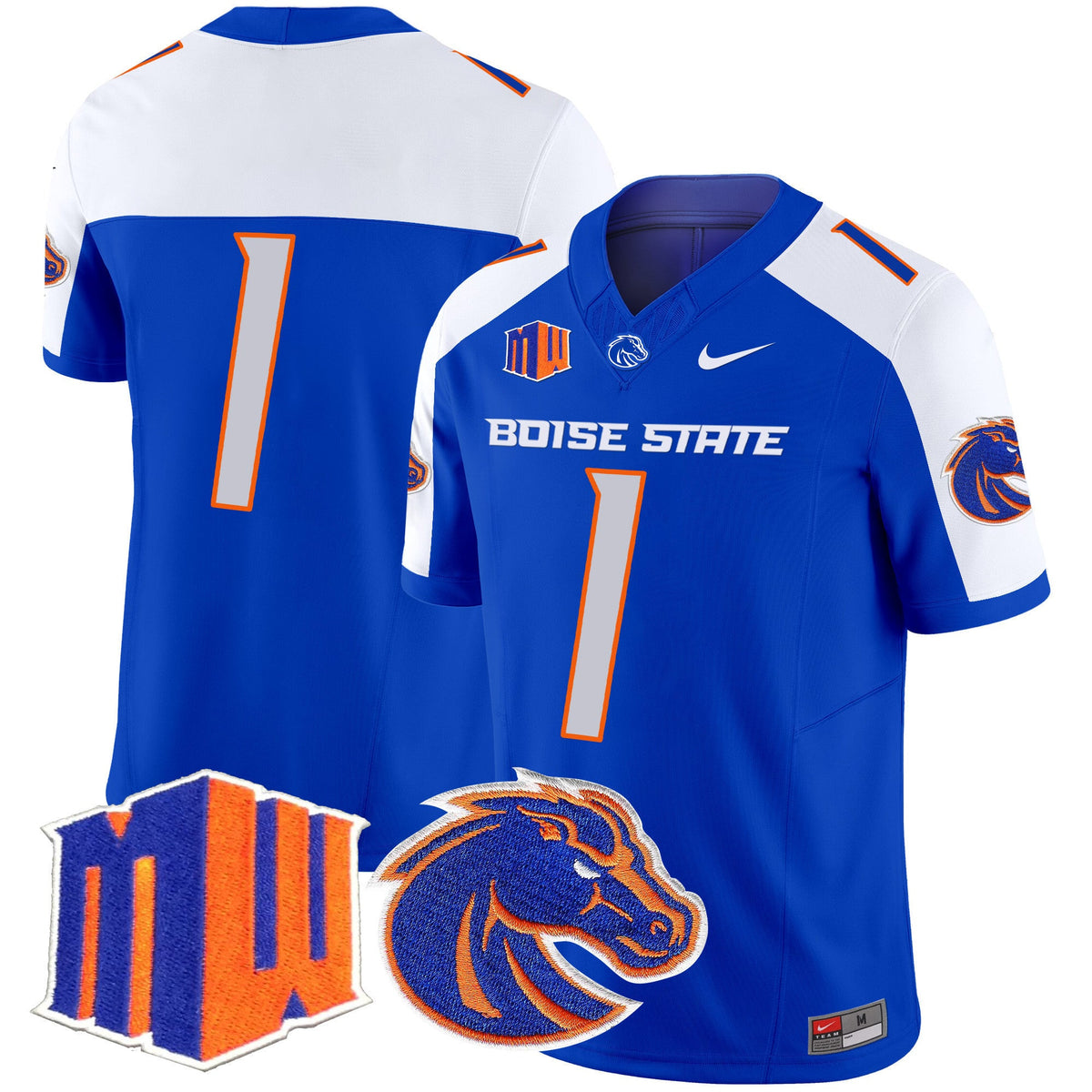 Women's Boise State Broncos 2025 Vapor Limited Jersey - All Stitched - image 8
