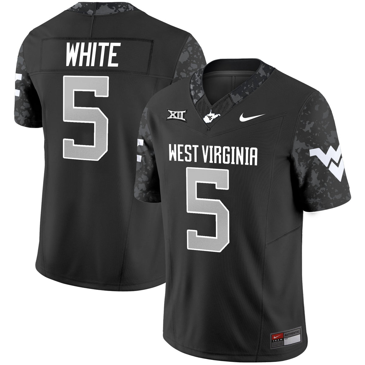 Women's West Virginia Mountaineers 2025 Coal Rush Vapor Limited Jersey - All Stitched - image 7