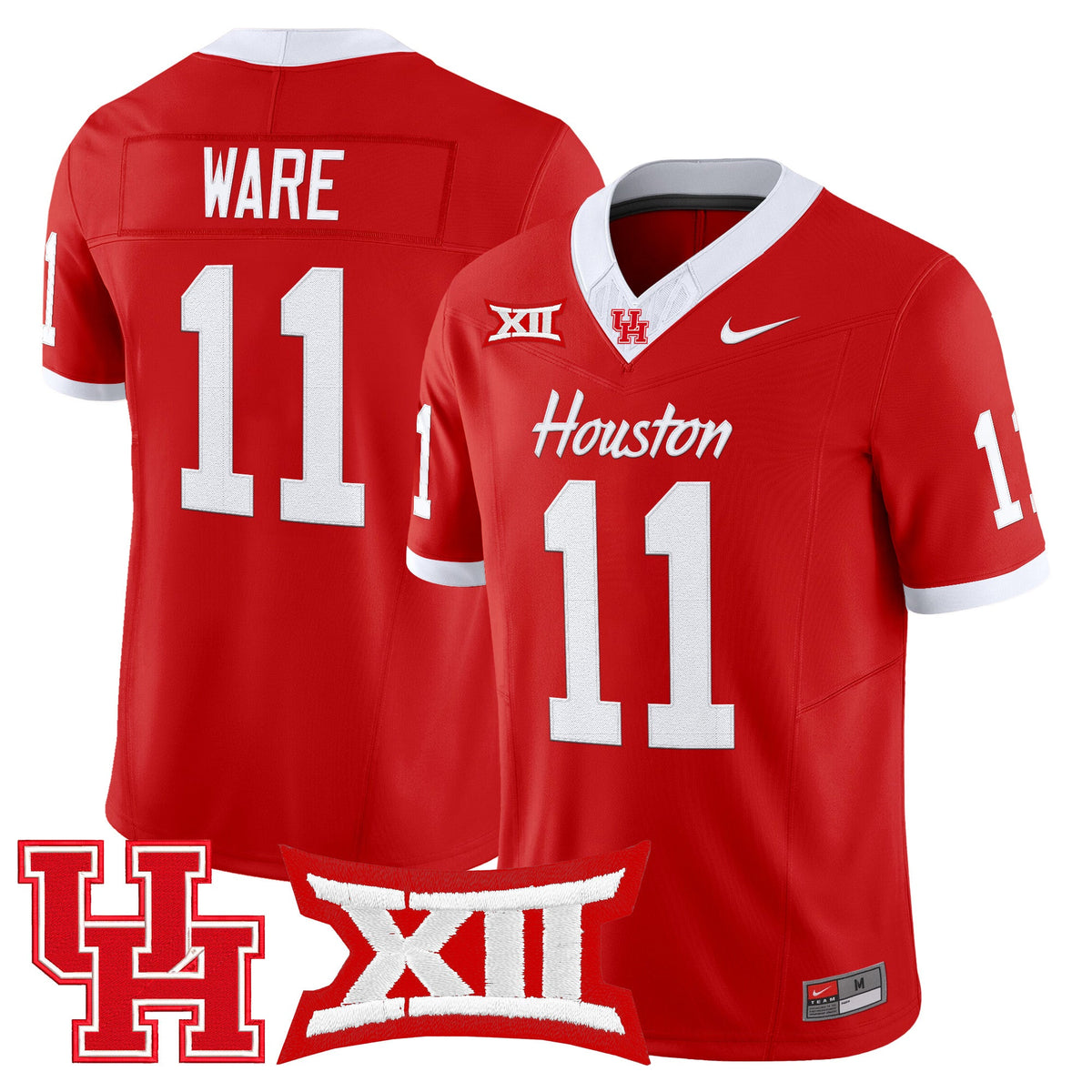 Men's Houston Cougars 2025 Vapor Limited Jersey - All Stitched - image 24