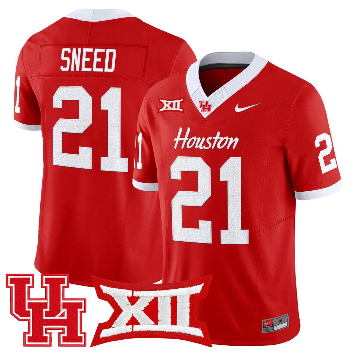 Men's Houston Cougars 2025 Vapor Limited Jersey - All Stitched - image 27