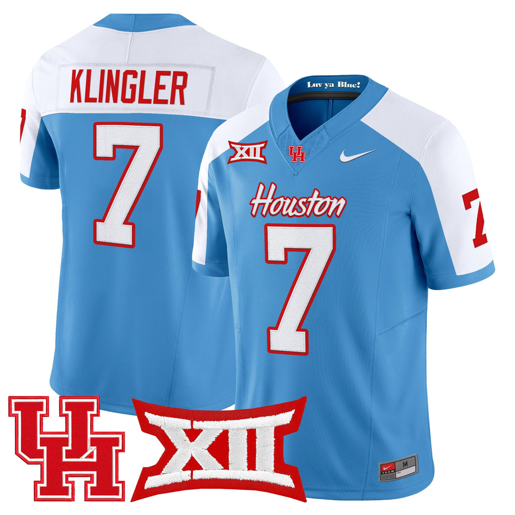 Men's Houston Cougars 2025 Vapor Limited Jersey - All Stitched - image 36